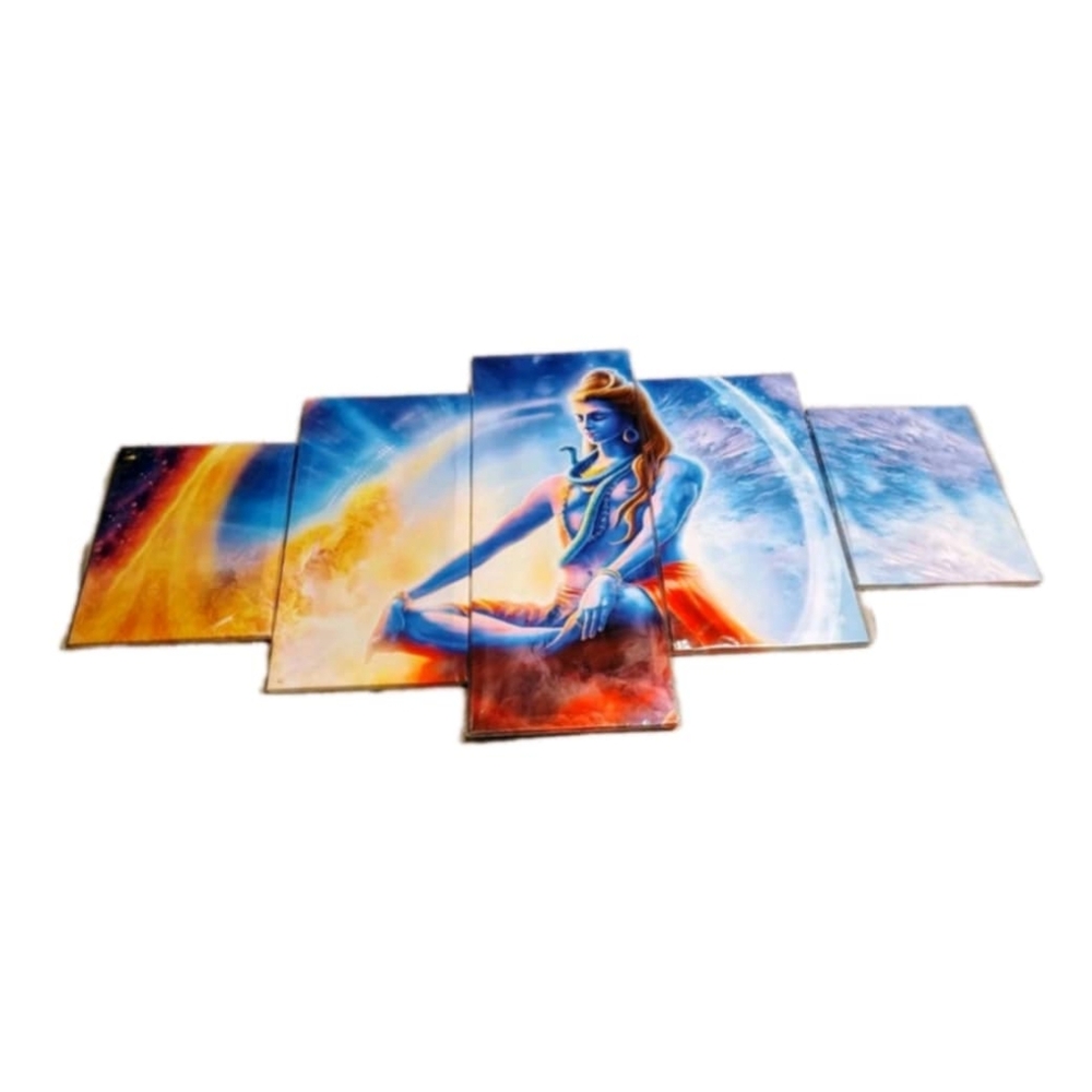 Shiva Paintings Indian God Wall Decor God Shiva Statue Picture Canvas Pictures